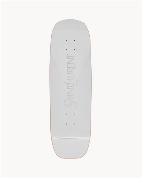 Saint Laurent Chrome Skateboard 